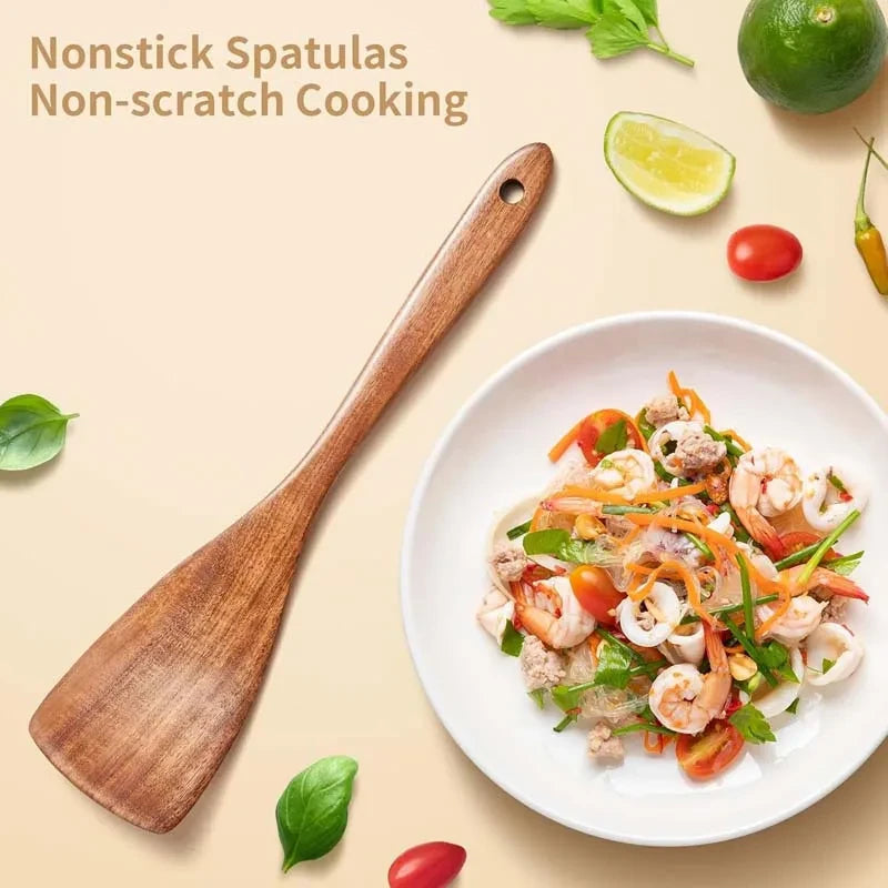 Wooden Kitchen Utensil Set